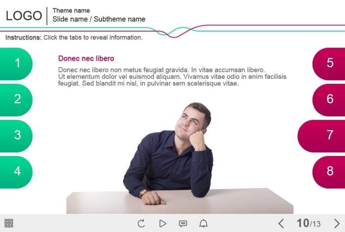 Cutout Man Sitting — Download Adobe Captivate Templates
