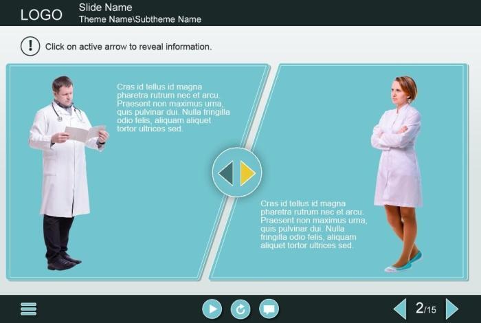 Dialogue Between Doctors — eLearning Captivate Template