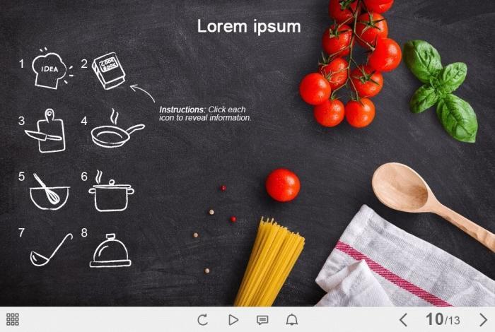 Recipe Icons — Captivate Template-0