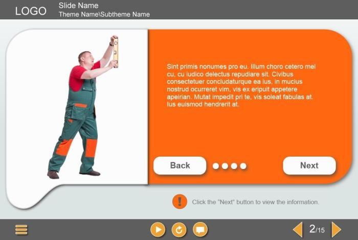 Cutout Worker — Download Captivate Templates