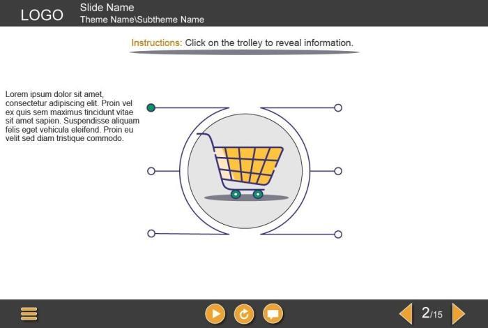 Clickable Trolley — Download Adobe Captivate Templates