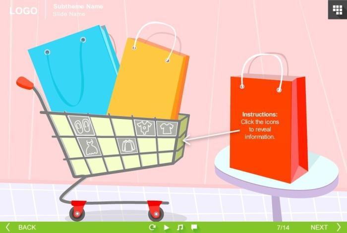 Shopping Cart Icons — Storyline Template-0