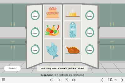 Food Storage Quiz — Lectora Template-0