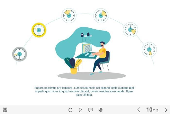 Clickable Clocks — eLearning Lectora Inspire Templates