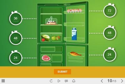 Food Quiz — e-Learning Templates for Articulate Storyline