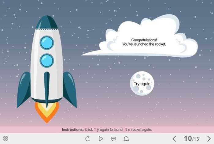 Rocket Quiz — Download Articulate Storyline Templates