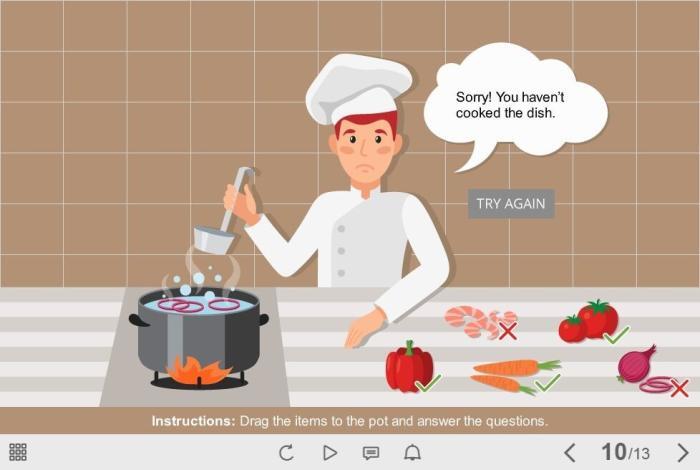 Cooking Quiz — Storyline Template-55147