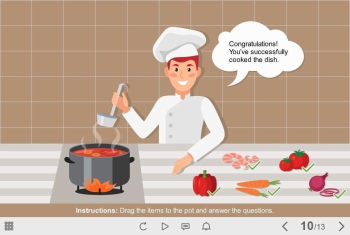 Cooking Quiz — Storyline Template-55148