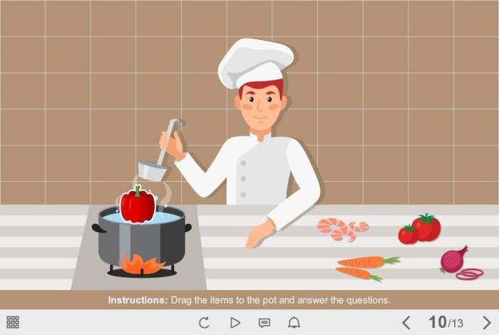 Cooking Quiz — Storyline Template-55138