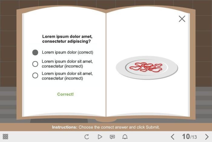 Cooking Quiz — Storyline Template-55143