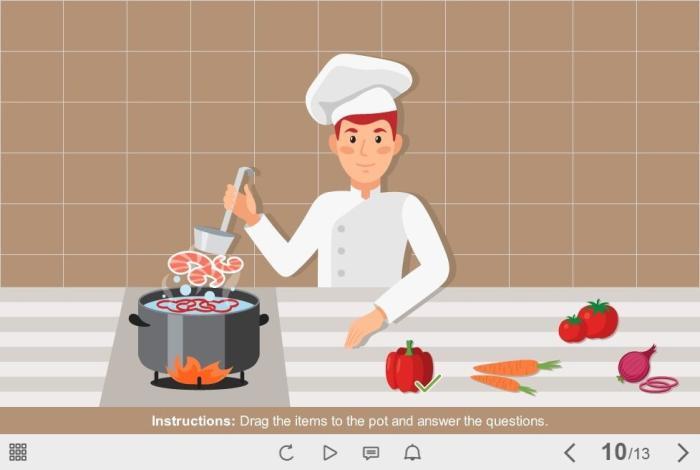 Cooking Quiz — Storyline Template-55144