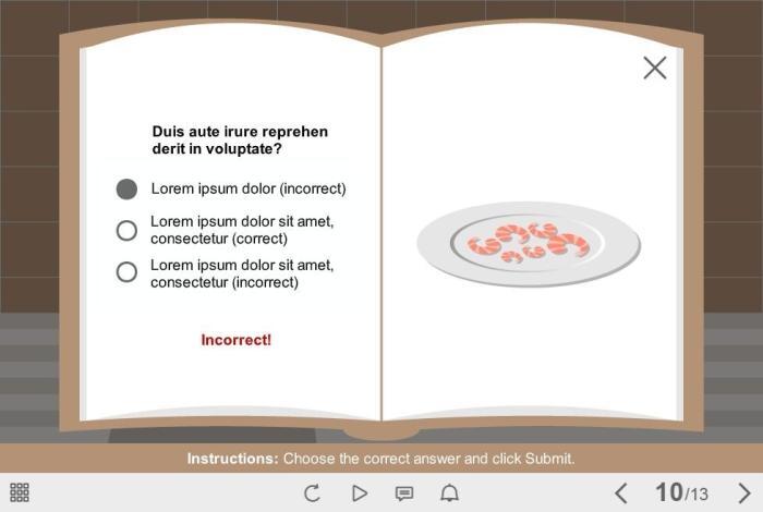 Cooking Quiz — Storyline Template-55145