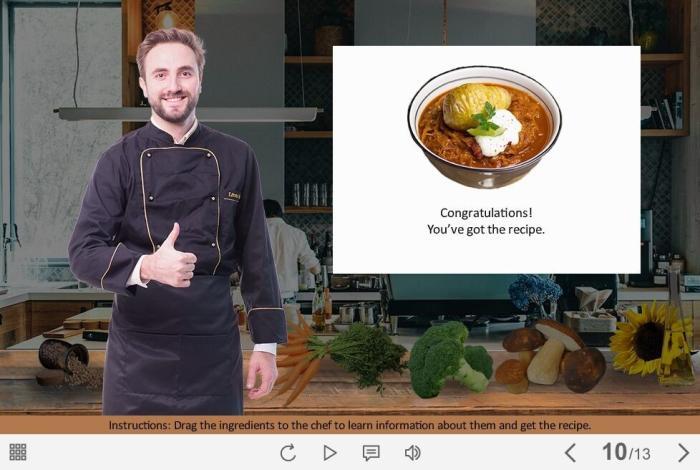 Chef Cooking — eLearning Storyline Templates