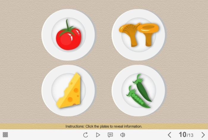 Plates with Foods — Storyline Template-0