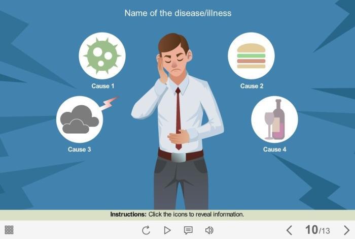 Diseases and Illnesses Buttons — Storyline Template-55166