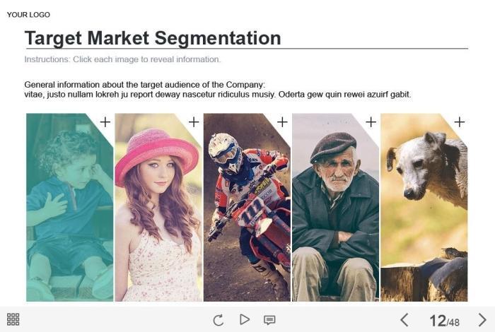 Clickable Images — Captivate Template-53525