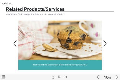 Related Products and Services Slideshow — Captivate Template-53541