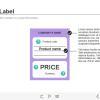 Price Label with Markers — Captivate Template-53591