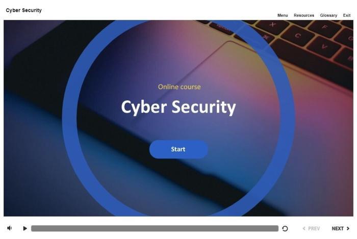 Cyber Security Course Starter Template — Articulate Storyline-53720
