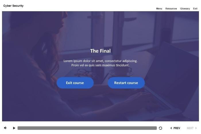 Cyber Security Course Starter Template — Articulate Storyline-53822