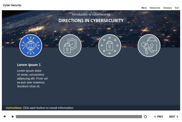 Cyber Security Course Starter Template — Articulate Storyline-53732