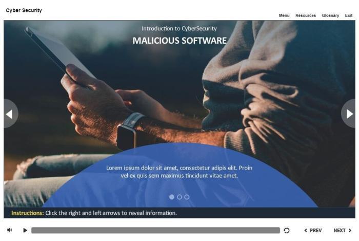 Cyber Security Course Starter Template — Articulate Storyline-53734