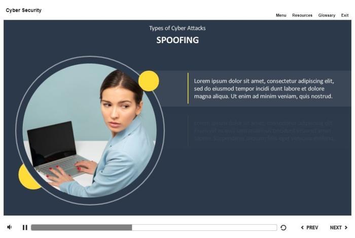 Cyber Security Course Starter Template — Articulate Storyline-53745