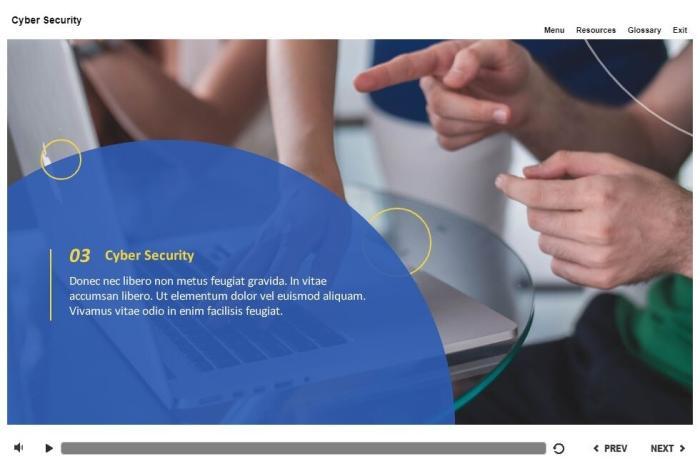 Cyber Security Course Starter Template — Articulate Storyline-53755