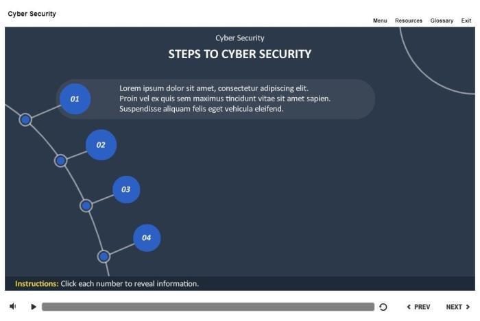 Cyber Security Course Starter Template — Articulate Storyline-53759