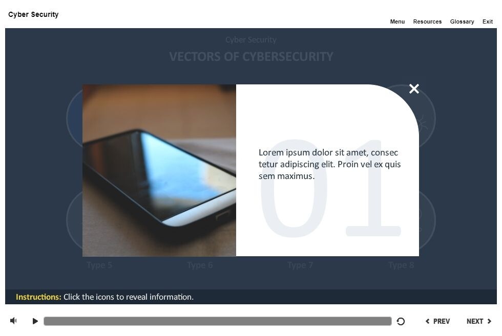 Eight Round Icons — Storyline Template-53850 Eight Round Icons — Storyline Template-53850