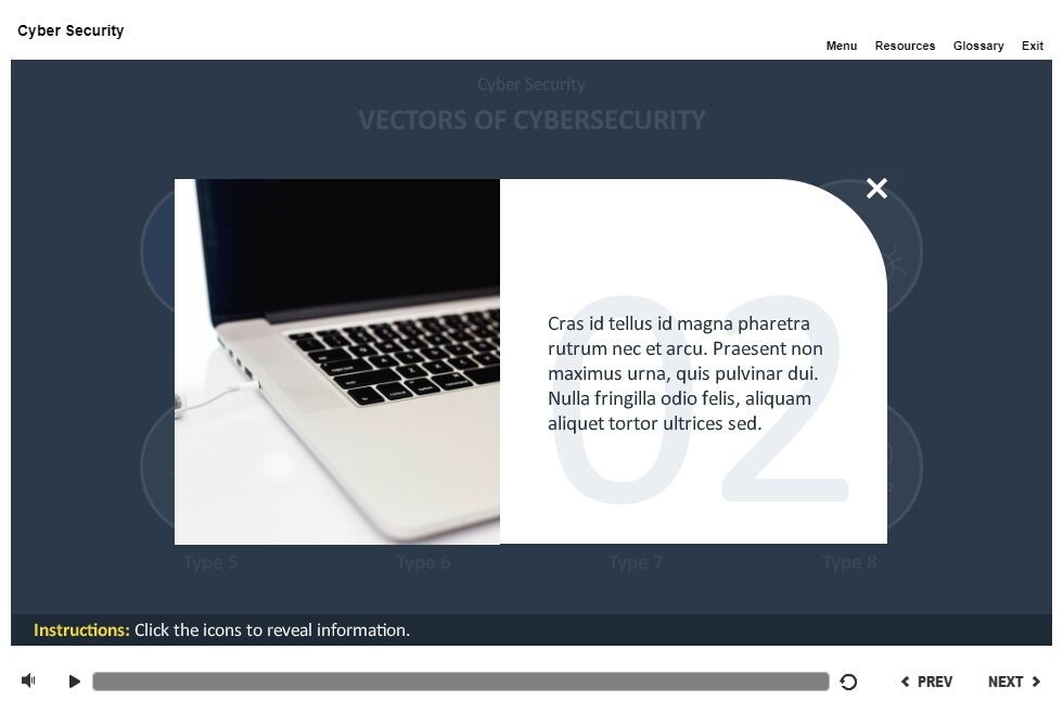 Eight Round Icons — Storyline Template-53851 Eight Round Icons — Storyline Template-53851