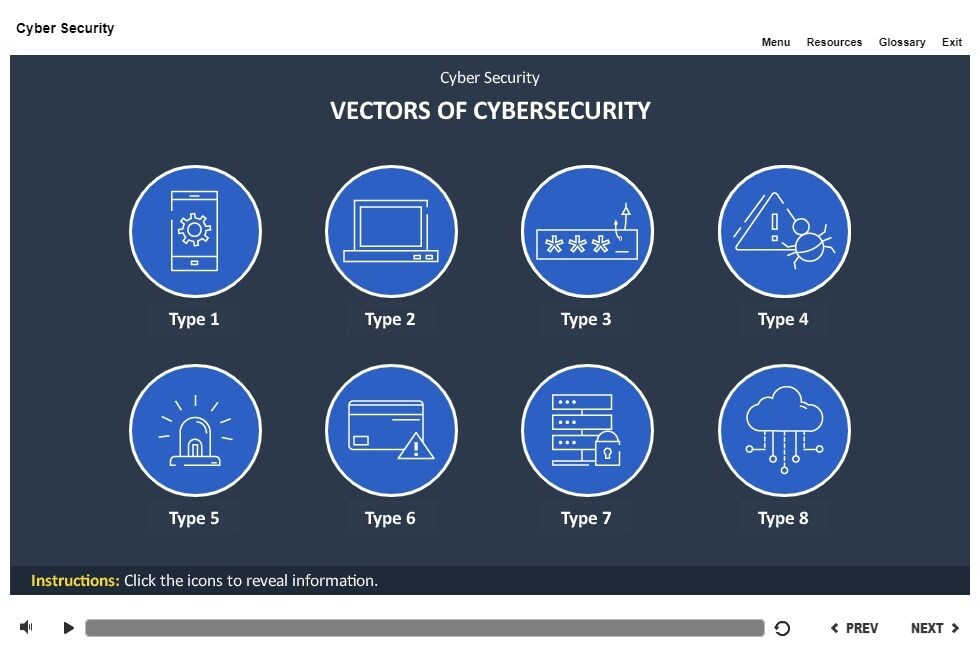 Eight Round Icons — Storyline Template-53852 Eight Round Icons — Storyline Template-53852