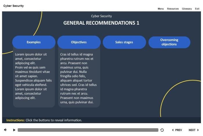 Cyber Security Course Starter Template — Articulate Storyline-53772