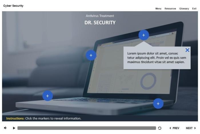 Cyber Security Course Starter Template — Articulate Storyline-53778