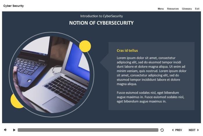 Cyber Security Course Starter Template — Articulate Storyline-53724
