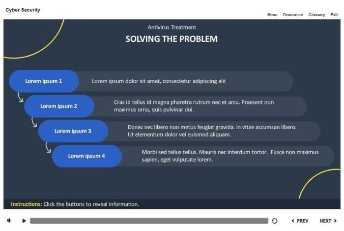 Cyber Security Course Starter Template — Articulate Storyline-53795