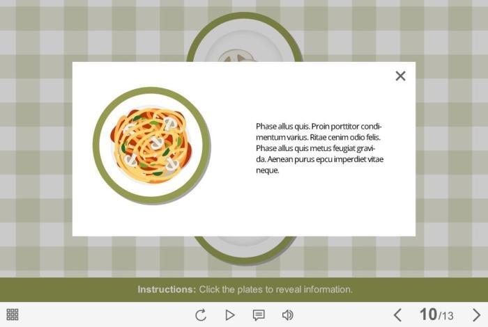 Clickable Plates — Storyline Template-53912