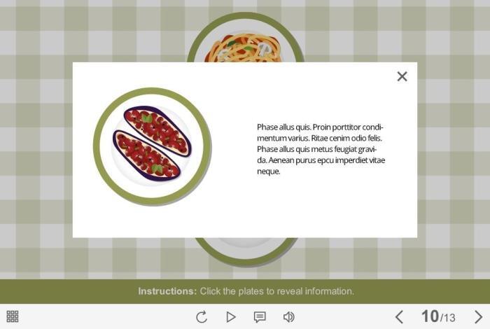 Clickable Plates — Storyline Template-53913