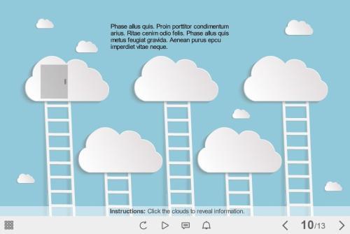 Clickable Clouds — Storyline Template-53934