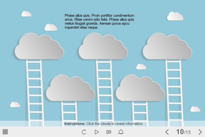 Clickable Clouds — Storyline Template-53938