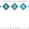 Five Rhombus Style Buttons — Captivate Template-0