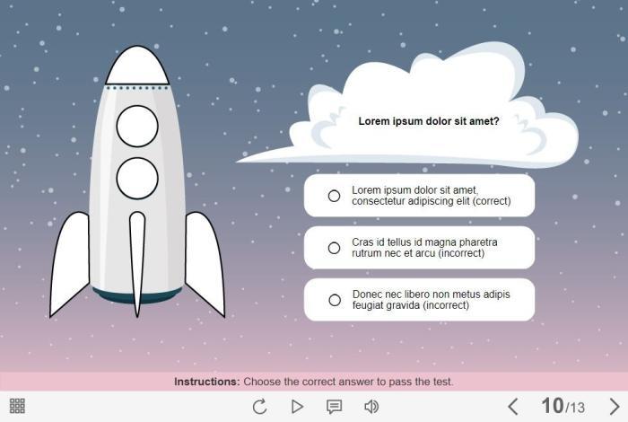 Rocket Image — Download Lectora Templates