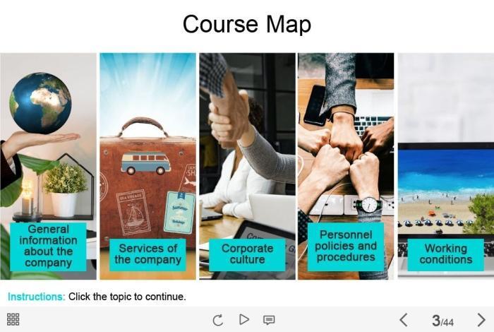 Travel Industry Welcome Course Starter Template — Adobe Captivate-53948