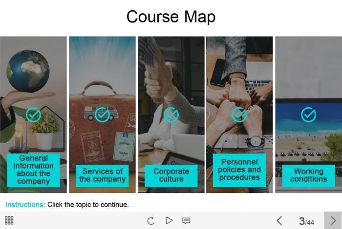 Travel Industry Welcome Course Starter Template — Adobe Captivate-54065