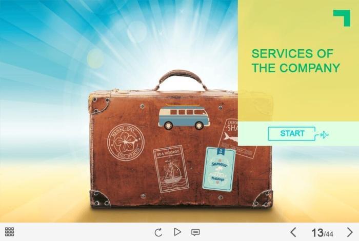 Travel Industry Welcome Course Starter Template — Adobe Captivate-53991