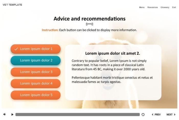 Zoology / Veterinary Course Starter Template — Articulate Storyline-54586