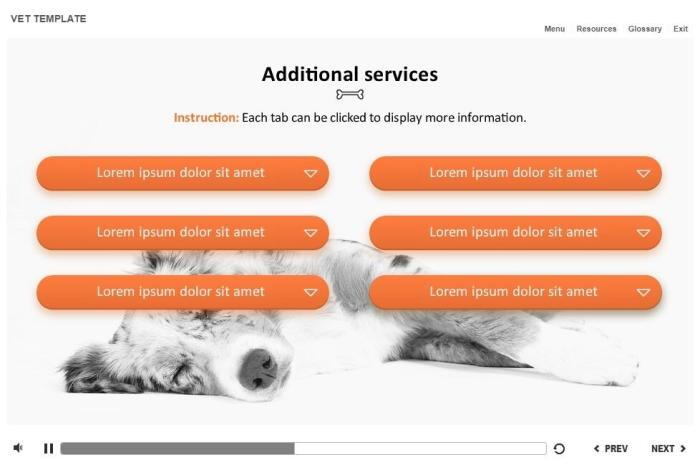 Zoology / Veterinary Course Starter Template — Articulate Storyline-54605