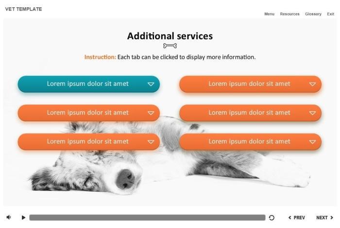 Zoology / Veterinary Course Starter Template — Articulate Storyline-54604