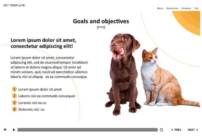 Zoology / Veterinary Course Starter Template — Articulate Storyline-54564