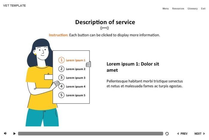 Zoology / Veterinary Course Starter Template — Articulate Storyline-54611